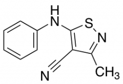 3-methyl-5-(phenylamino)-1,2-thiazole-4-carbonitrile