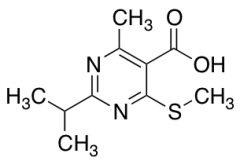 4-Methyl-6-(methylsulfanyl)-2-(propan-2-yl)pyrimidine-5-carboxylic Acid