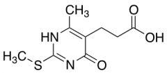 3-[4-Methyl-2-(methylsulfanyl)-6-oxo-1,6-dihydropyrimidin-5-yl]propanoic Acid