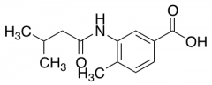 4-Methyl-3-[(3-methylbutanoyl)amino]benzoic Acid