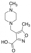 5-Methyl-4-[(4-methylpiperazin-1-yl)methyl]isoxazole-3-carboxylic Acid