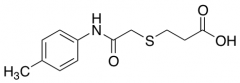 3-({[(4-Methylphenyl)carbamoyl]methyl}sulfanyl)propanoic Acid