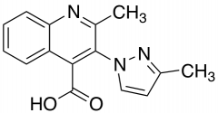 2-Methyl-3-(3-methyl-1H-pyrazol-1-yl)quinoline-4-carboxylic Acid