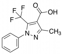 3-Methyl-1-phenyl-5-(trifluoromethyl)-1H-pyrazole-4-carboxylic Acid