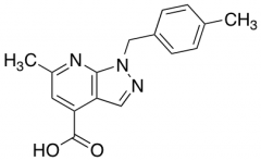 6-Methyl-1-[(4-methylphenyl)methyl]-1H-pyrazolo[3,4-b]pyridine-4-carboxylic Acid