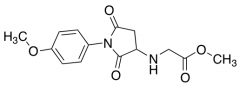 Methyl N-[1-(4-Methoxyphenyl)-2,5-dioxopyrrolidin-3-yl]glycinate