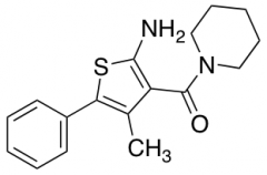 4-Methyl-5-phenyl-3-(piperidine-1-carbonyl)thiophen-2-amine