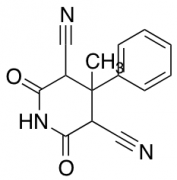 4-Methyl-2,6-dioxo-4-phenyl-piperidine-3,5-dicarbonitrile