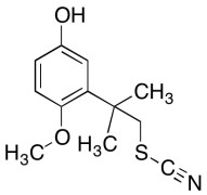 4-Methoxy-3-(2-methyl-1-thiocyanatopropan-2-yl)phenol