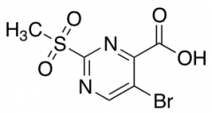 2-Methylsulfonyl-5-bromopyrimidine-4-carboxylic Acid