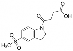 4-[5-(Methylsulfonyl)-2,3-dihydro-1H-indol-1-yl]-4-oxobutanoic Acid