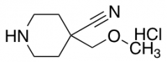 4-(methoxymethyl)piperidine-4-carbonitrile hydrochloride