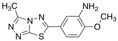 2-Methoxy-5-(3-methyl-[1,2,4]triazolo[3,4-b][1,3,4]thiadiazol-6-yl)aniline