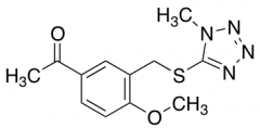 1-(4-Methoxy-3-{[(1-methyl-1H-tetrazol-5-yl)thio]methyl}phenyl)ethanone