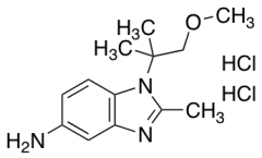 1-(1-Methoxy-2-methylpropan-2-yl)-2-methyl-1H-1,3-benzodiazol-5-amine Dihydrochloride