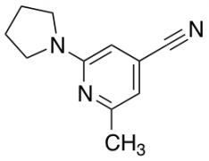 2-methyl-6-(pyrrolidin-1-yl)pyridine-4-carbonitrile