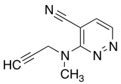 3-[methyl(prop-2-yn-1-yl)amino]pyridazine-4-carbonitrile