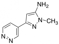1-methyl-3-(pyridazin-4-yl)-1H-pyrazol-5-amine