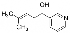 4-methyl-1-(pyridin-3-yl)pent-3-en-1-ol