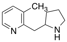 3-methyl-2-(2-pyrrolidinylmethyl)pyridine