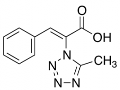 2-(5-Methyl-1H-1,2,3,4-tetrazol-1-yl)-3-phenylprop-2-enoic Acid