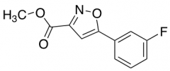 methyl 5-(3-fluorophenyl)-1,2-oxazole-3-carboxylate