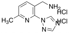 [6-Methyl-2-(1H-1,2,4-triazol-1-yl)pyridin-3-yl]methanamine Dihydrochloride