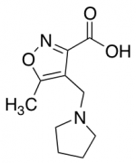 5-methyl-4-(pyrrolidin-1-ylmethyl)-1,2-oxazole-3-carboxylic Acid