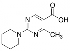 4-methyl-2-(piperidin-1-yl)pyrimidine-5-carboxylic Acid