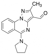 2-Methyl-5-(pyrrolidin-1-yl)pyrazolo[1,5-a]quinazoline-3-carbaldehyde