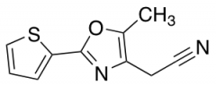 2-[5-methyl-2-(thiophen-2-yl)-1,3-oxazol-4-yl]acetonitrile