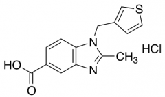 2-Methyl-1-(thiophen-3-ylmethyl)-1H-1,3-benzodiazole-5-carboxylic Acid Hydrochloride