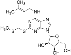 2-Methylthiomethylenethio-N6-isopentenyl-adenosine