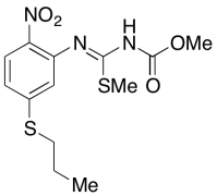 [(Methylthio)[[2-nitro-5-(propylthio)phenyl]amino]methylene]carbamic Acid Methyl Ester