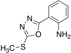 2-[5-(Methylthio)-1,3,4-oxadiazol-2-yl]benzenamine