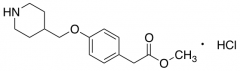 Methyl 2-[4-(4-Piperidinylmethoxy)phenyl]acetate Hydrochloride