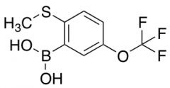 2-Methylthio-5-Trifluoromethoxyphenylboronic Acid