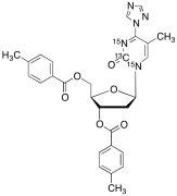(2R,3S,5R)-5-(5-Methyl-2-oxo-4-(1H-1,2,4-triazol-1-yl)pyrimidin-1(2H)-yl)-2-(((4-methylben