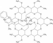 Mono-6-O-(2-naphthyl)-per-o-methyl-alpha-cyclodextrin