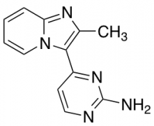 4-{2-methylimidazo[1,2-a]pyridin-3-yl}pyrimidin-2-amine