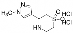 3-(1-Methyl-1H-pyrazol-4-yl)-1lambda6-thiomorpholine-1,1-dione Dihydrochloride