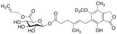 Mycophenolic Acid-d3 Acyl-&beta;-D-glucuronide Allyl Ester