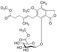 Mycophenolic Acid Methyl Ester-d6 6-(&beta;-D-glucuronic Acid Methyl Ester)