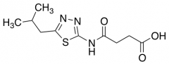 3-{[5-(2-Methylpropyl)-1,3,4-thiadiazol-2-yl]carbamoyl}propanoic Acid