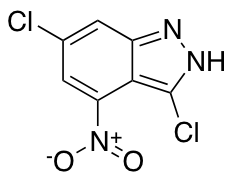 4-Nitro-3,6-dichloro (1H)indazole