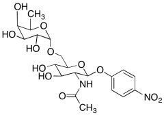 4-Nitrophenol 2-Acetamido-2-deoxy-6-O-(&alpha;-L-fucopyranosyl)-&beta;-D-glucopyra
