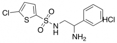 N-(2-amino-2-phenylethyl)-5-chlorothiophene-2-sulfonamide hydrochloride