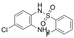 N-(2-Amino-4-chlorophenyl)-2-fluorobenzene-1-sulfonamide