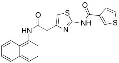 N-1-Naphthalenyl-2-[(3-thienylcarbonyl)amino]-4-thiazoleacetamide