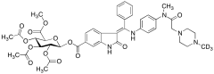Nintedanib Demethyl-O-&beta;-D-glucuronic Acid Methyl Ester 2,3,4-Triacetate-D3